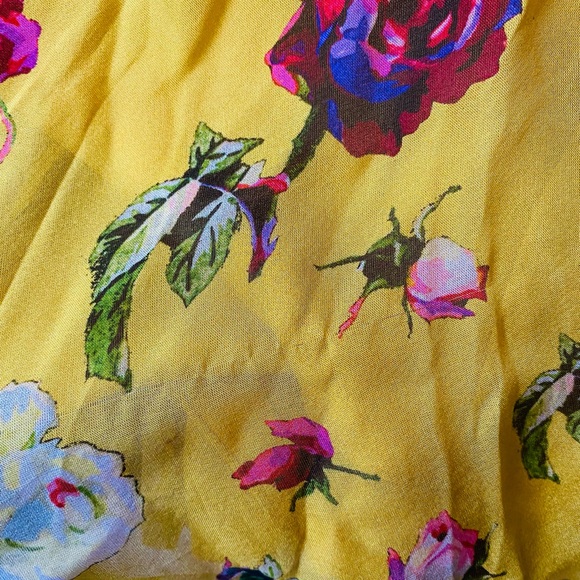 FLOR ET AL Melissa Rosebud Tiered Ruffle Gown 6 - Picture 8 of 16